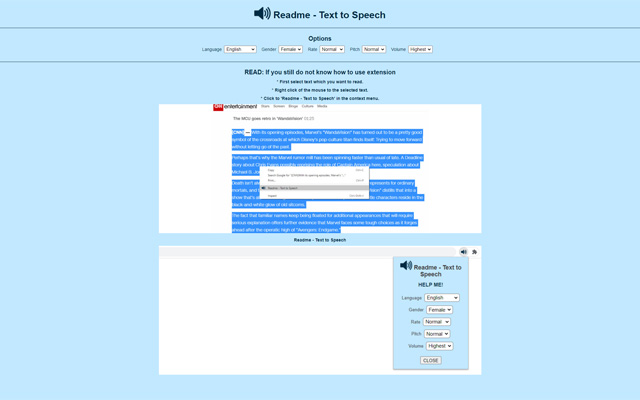 Readme - Text to Speech截图4