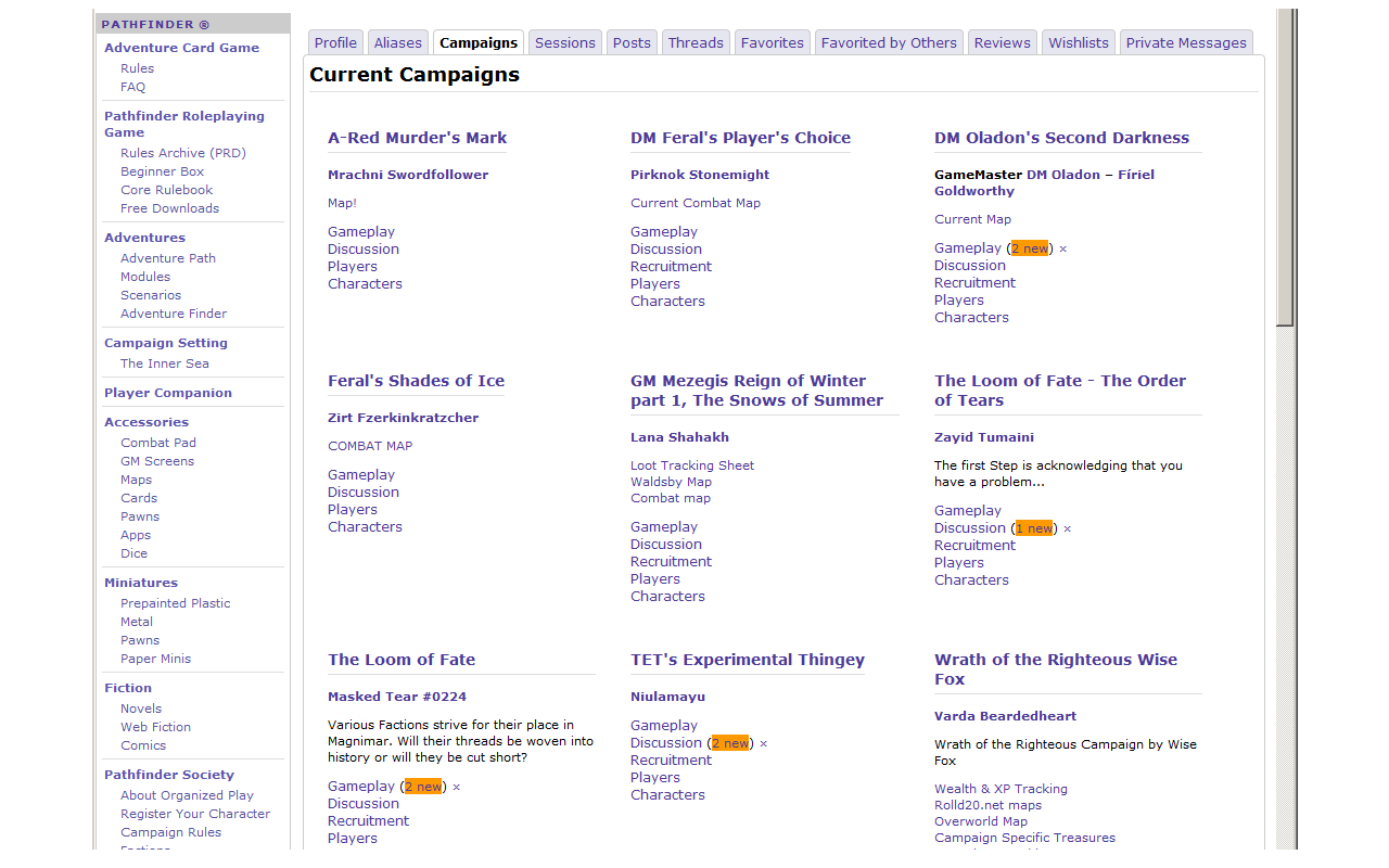 Paizo Campaign Tools截图1