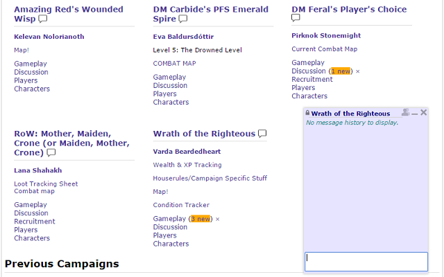Paizo Campaign Tools截图2