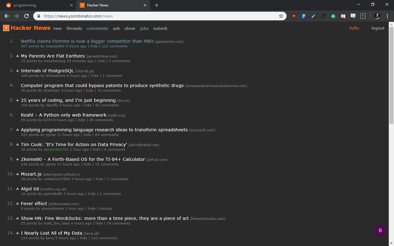 Dark Hacker News截图1