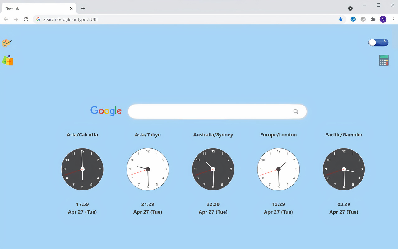 World Clock with Sticky Notes & Calculator截图3