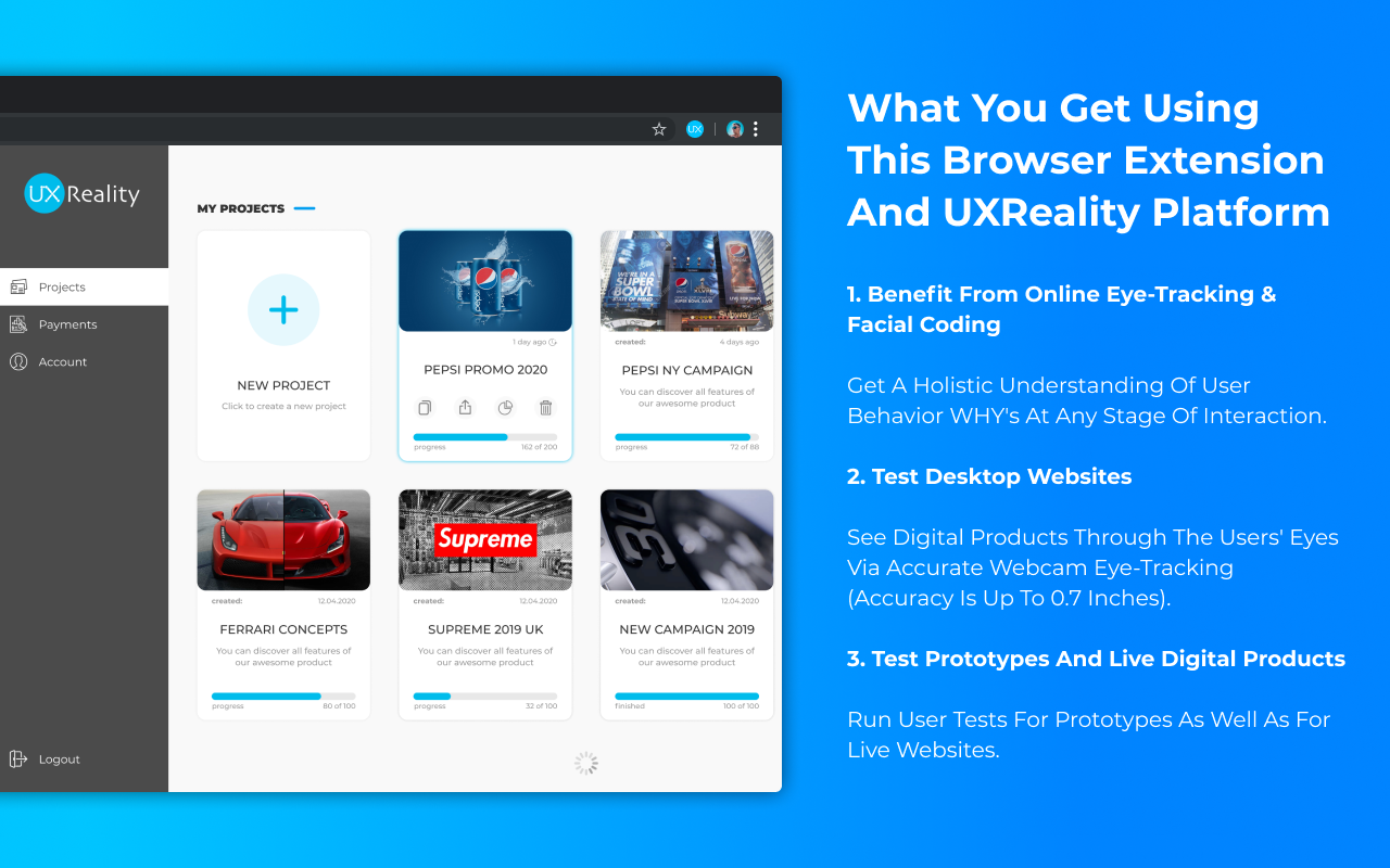 UXReality for Chrome截图3