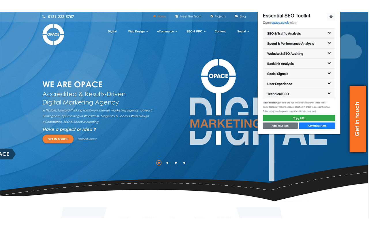 Essential SEO Toolkit (SEO Analysis Tool) from Opace截图2