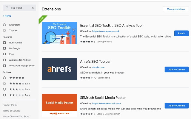 Essential SEO Toolkit (SEO Analysis Tool) from Opace截图3