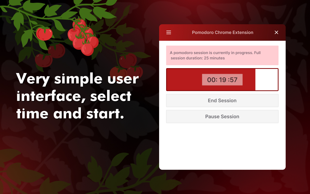 Pomodoro Chrome Extension截图1