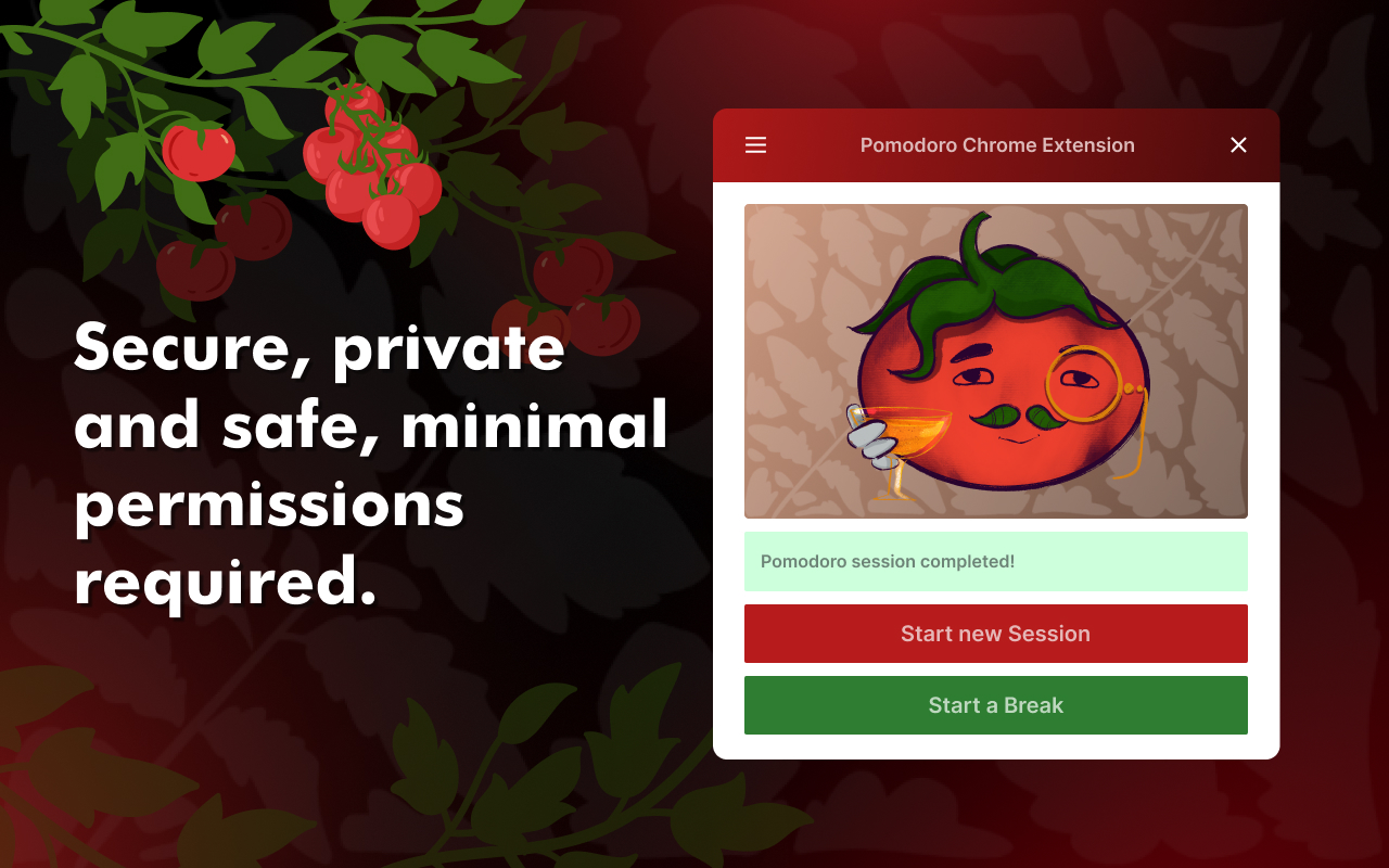 Pomodoro Chrome Extension截图2