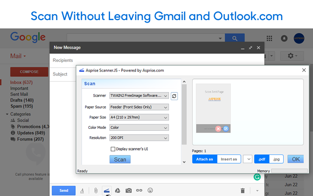 Scan docs from scanners in Salesforce & Gmail截图4