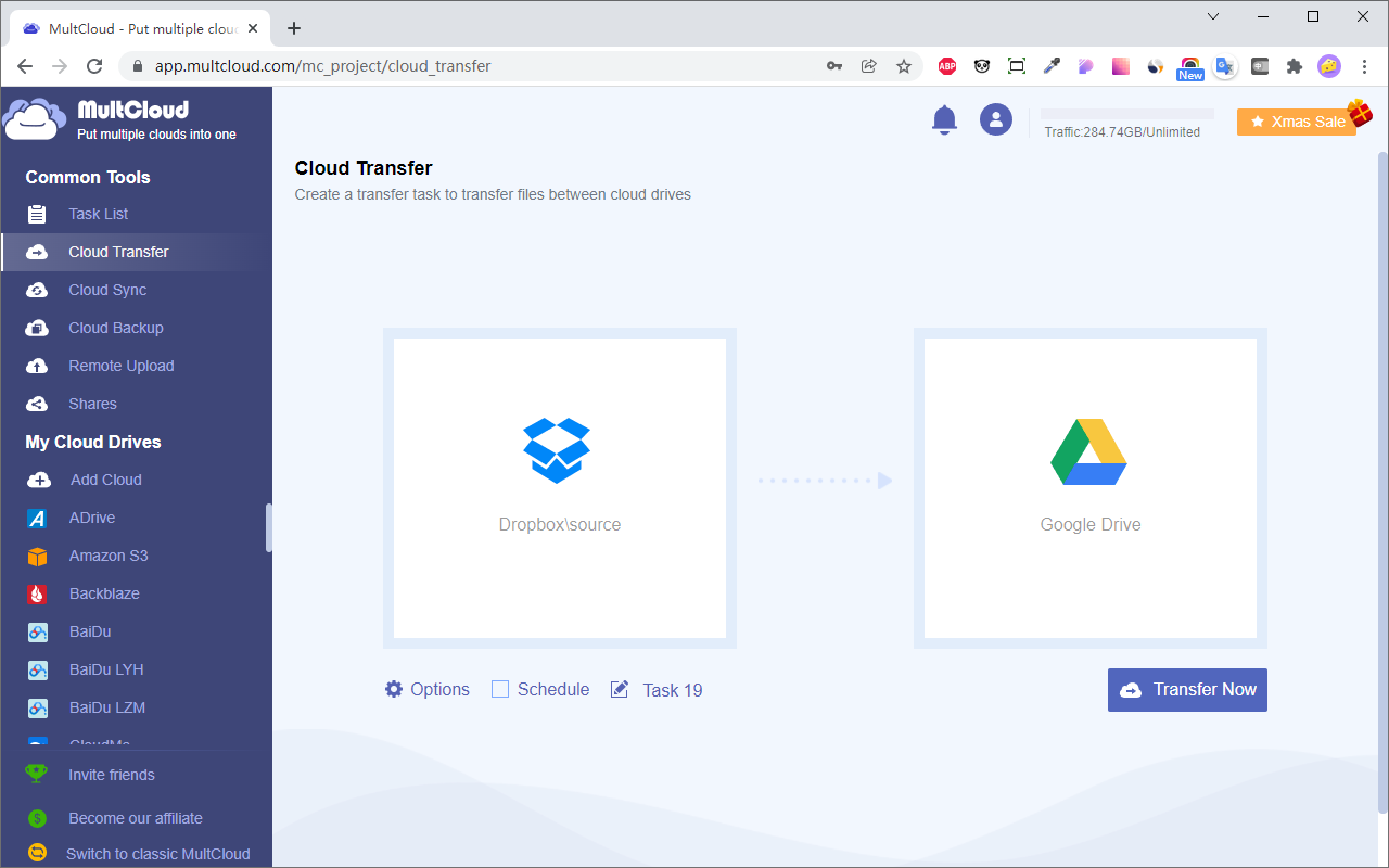 Transfer OneDrive to Google drive截图1