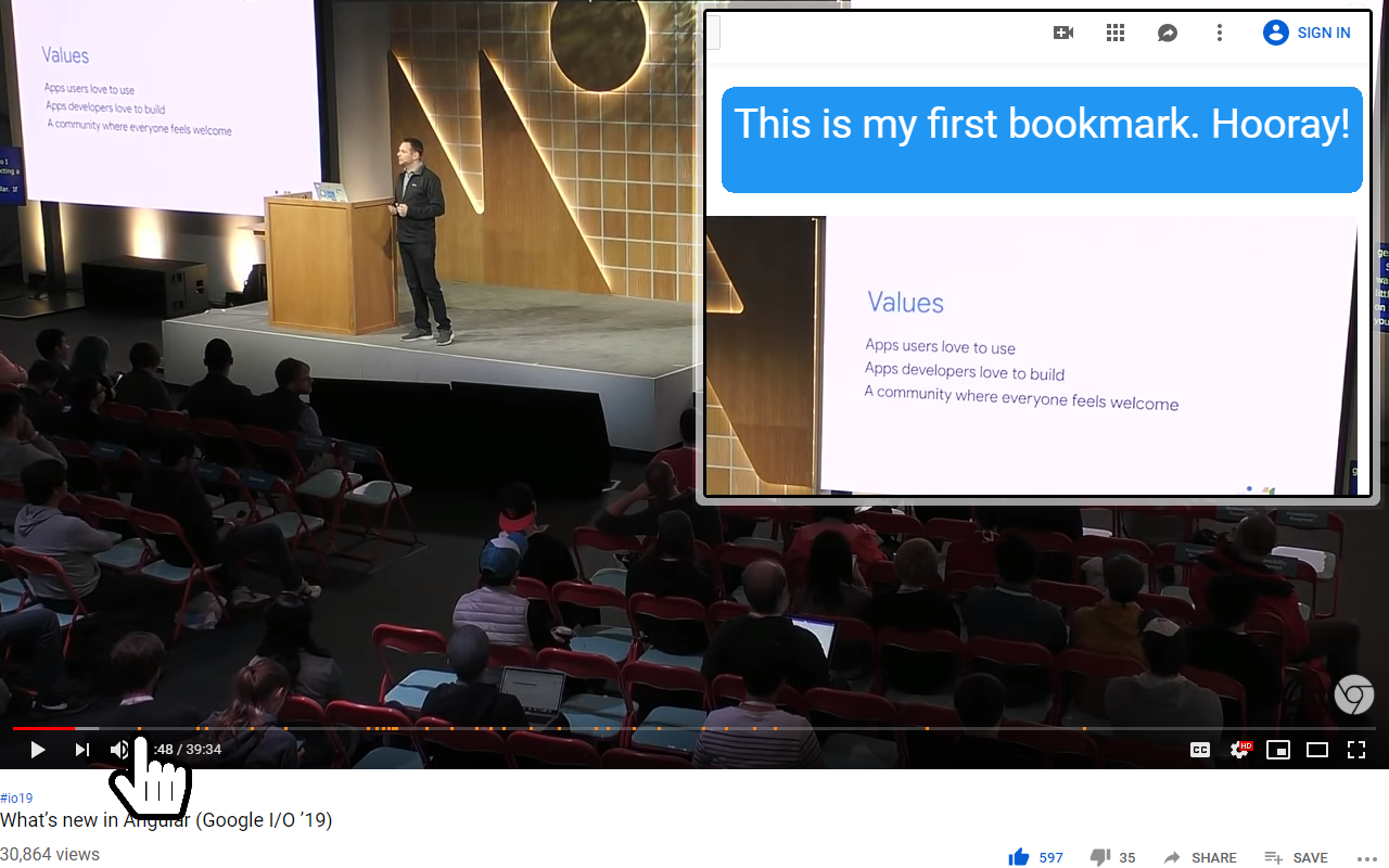 Smart Bookmarks for YouTube: Productivity Up截图2