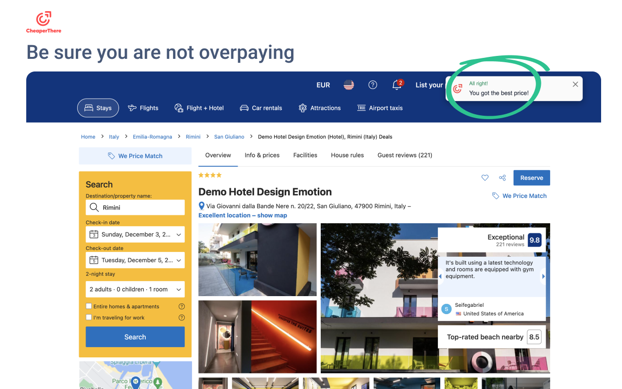 CheaperThere | Cheap Flight & Hotel Deals截图2