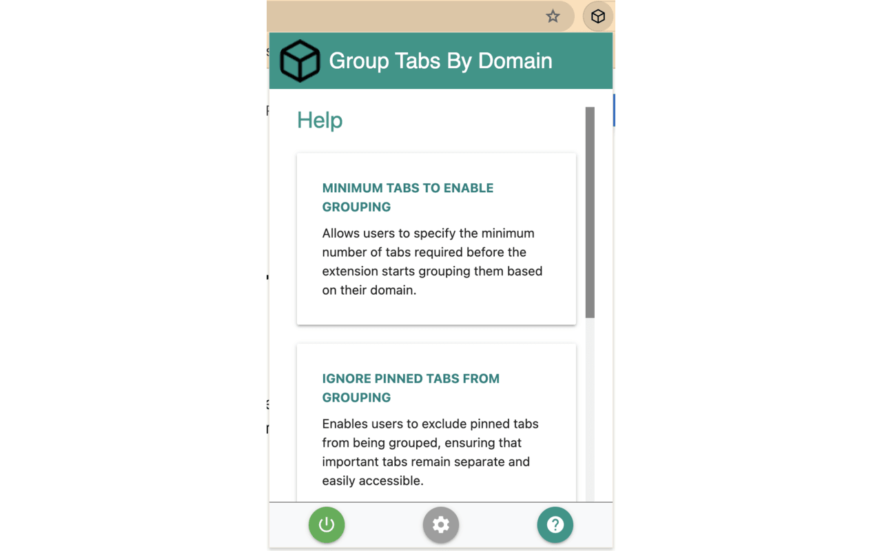 Group Tabs By Domain截图2