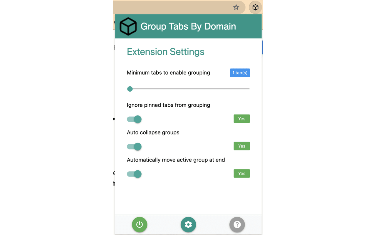 Group Tabs By Domain截图4