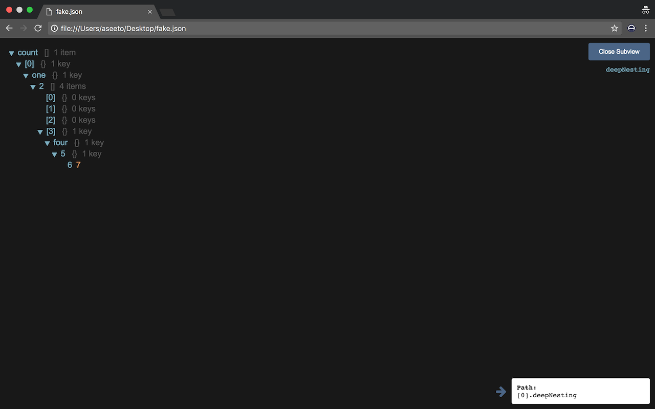 JSON Viewer React截图1