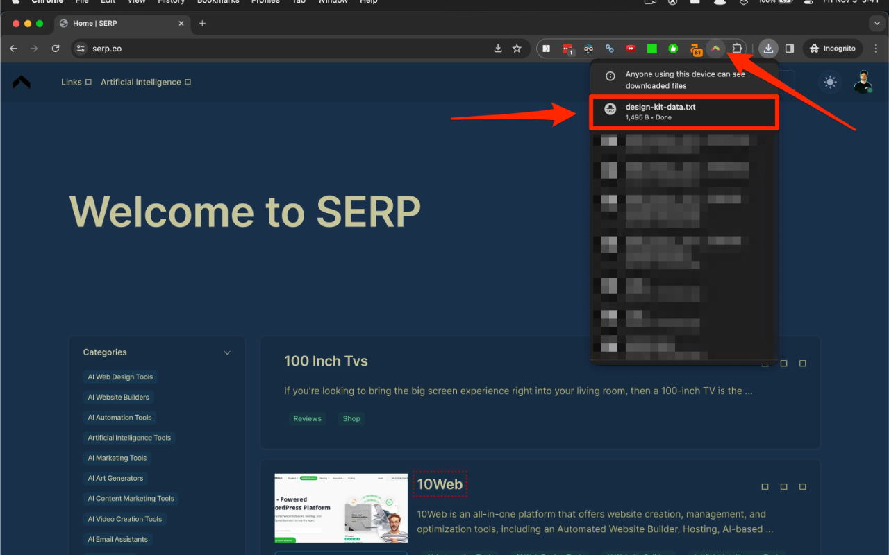 SERP Design & Typography Grabber截图2
