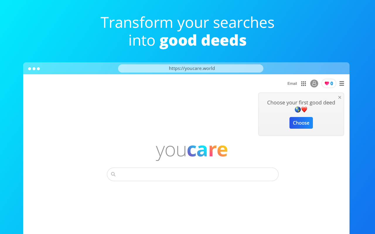 YouCare - The charitable search engine截图3