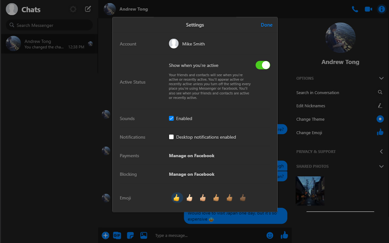 Nightmode Messenger截图2