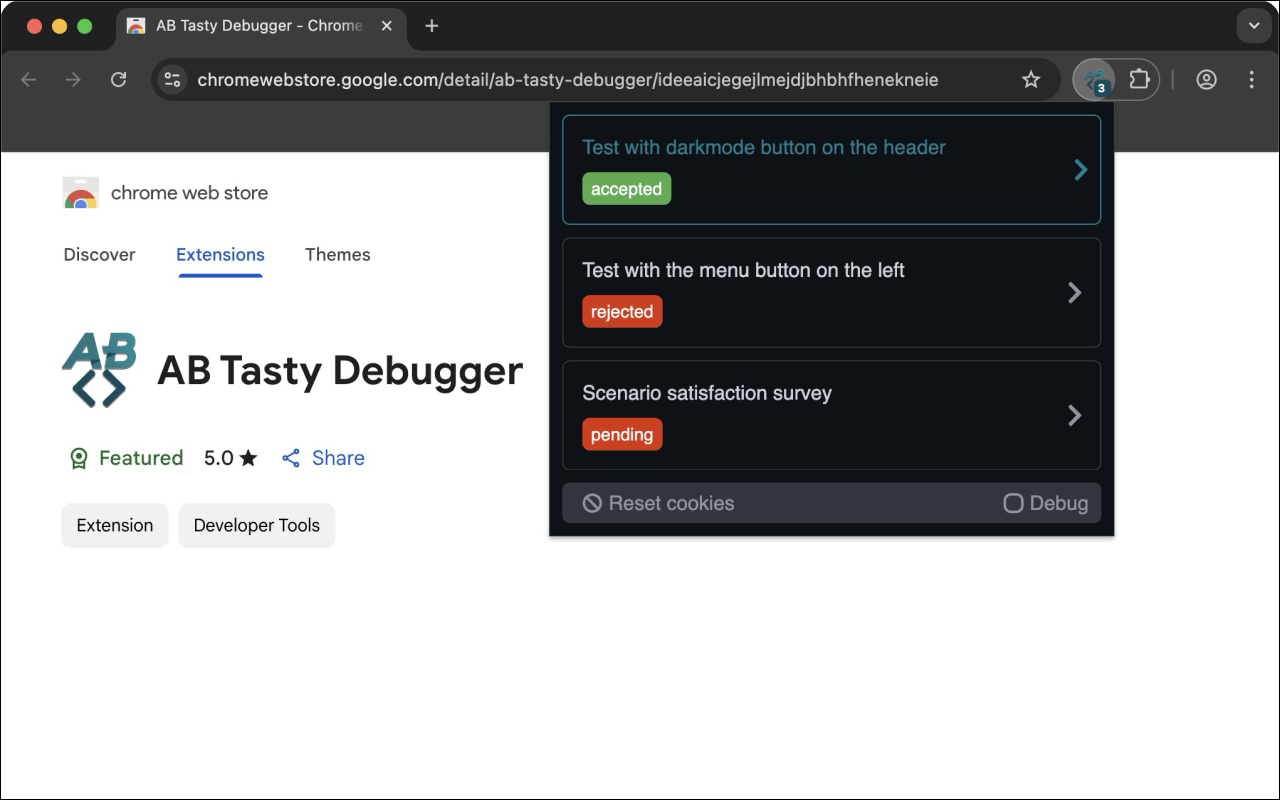 AB Tasty Debugger截图1