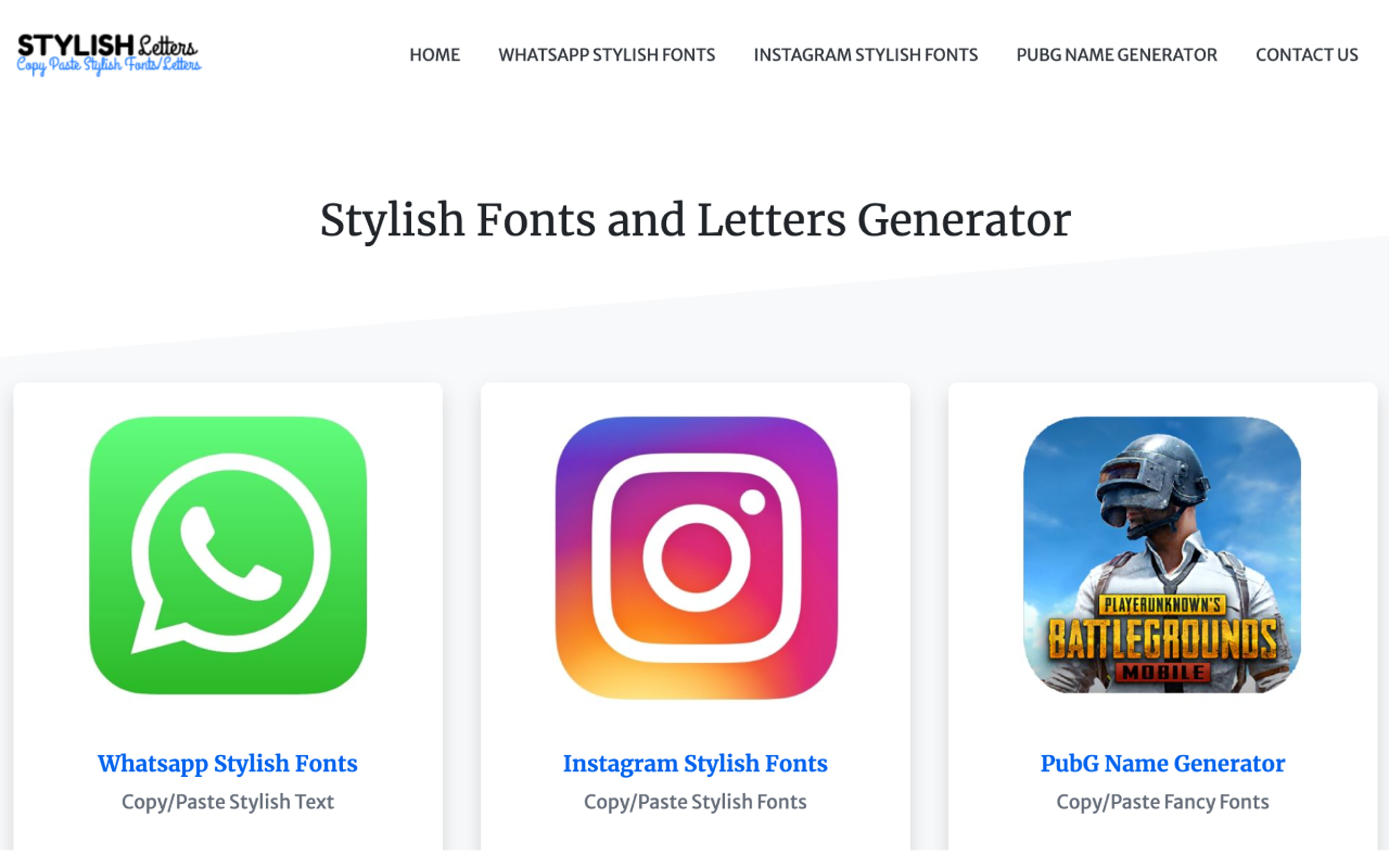 Stylish Fonts Generator(๐๐ธ๐น๐/๐๐ช๐ผ๐ฝ๐ฎ)ๆชๅพ3