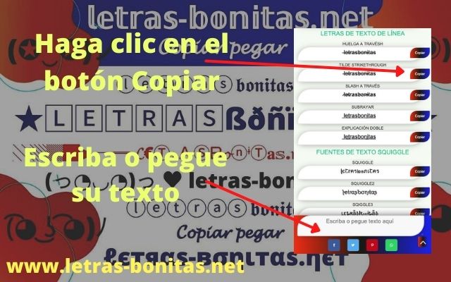 ▷Letras Bonitas⚡✅Copiar y Pegar fuentes𝕭截图2