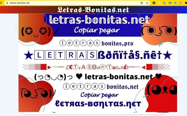 ▷Letras Bonitas⚡✅Copiar y Pegar fuentes𝕭截图4