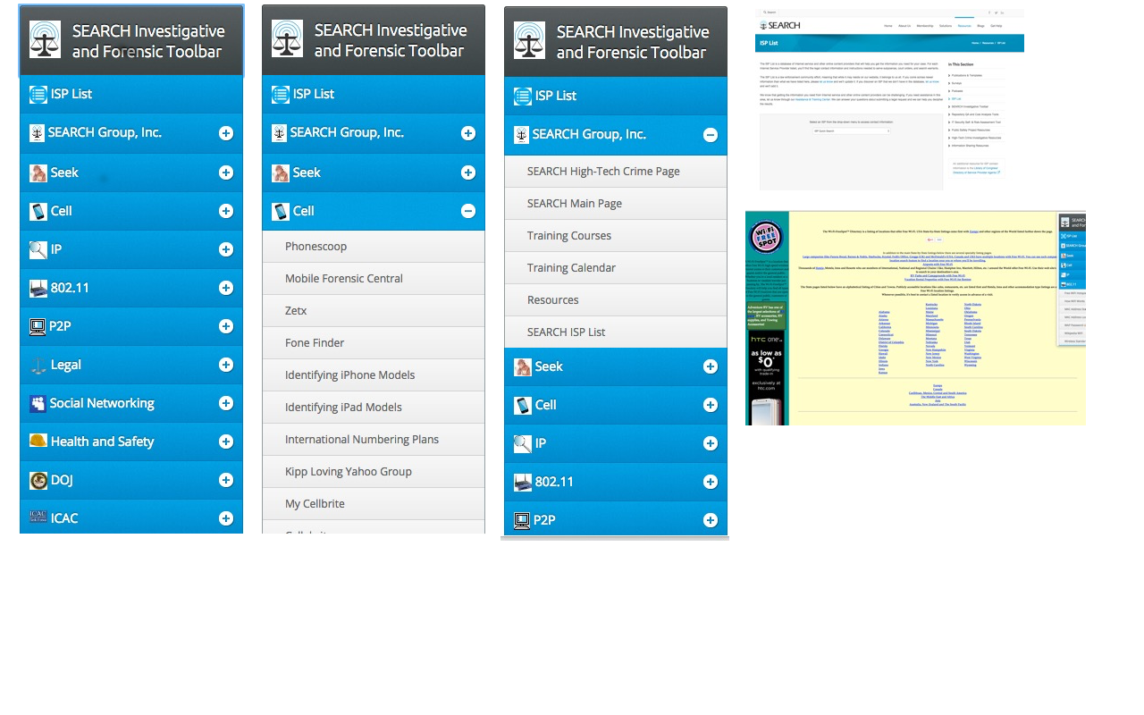 SEARCH Investigative and Forensic Toolbar截图1