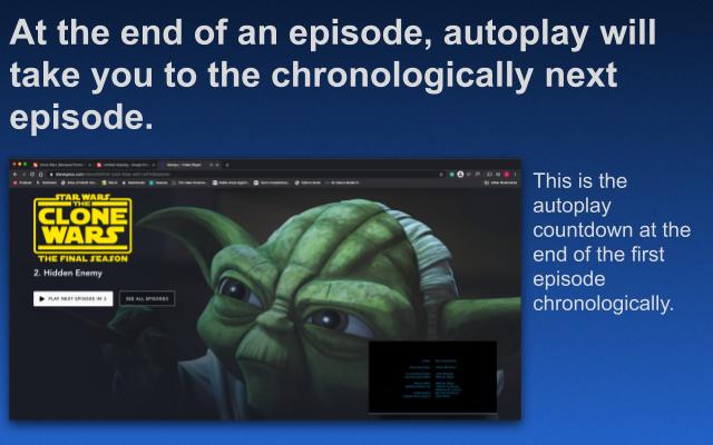 Star Wars Clone Wars Chronological Disney+截图3