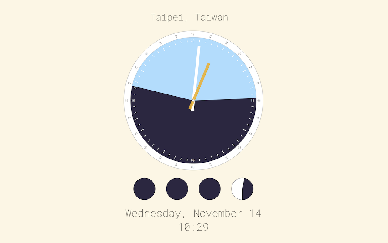 Earth Clock截图2