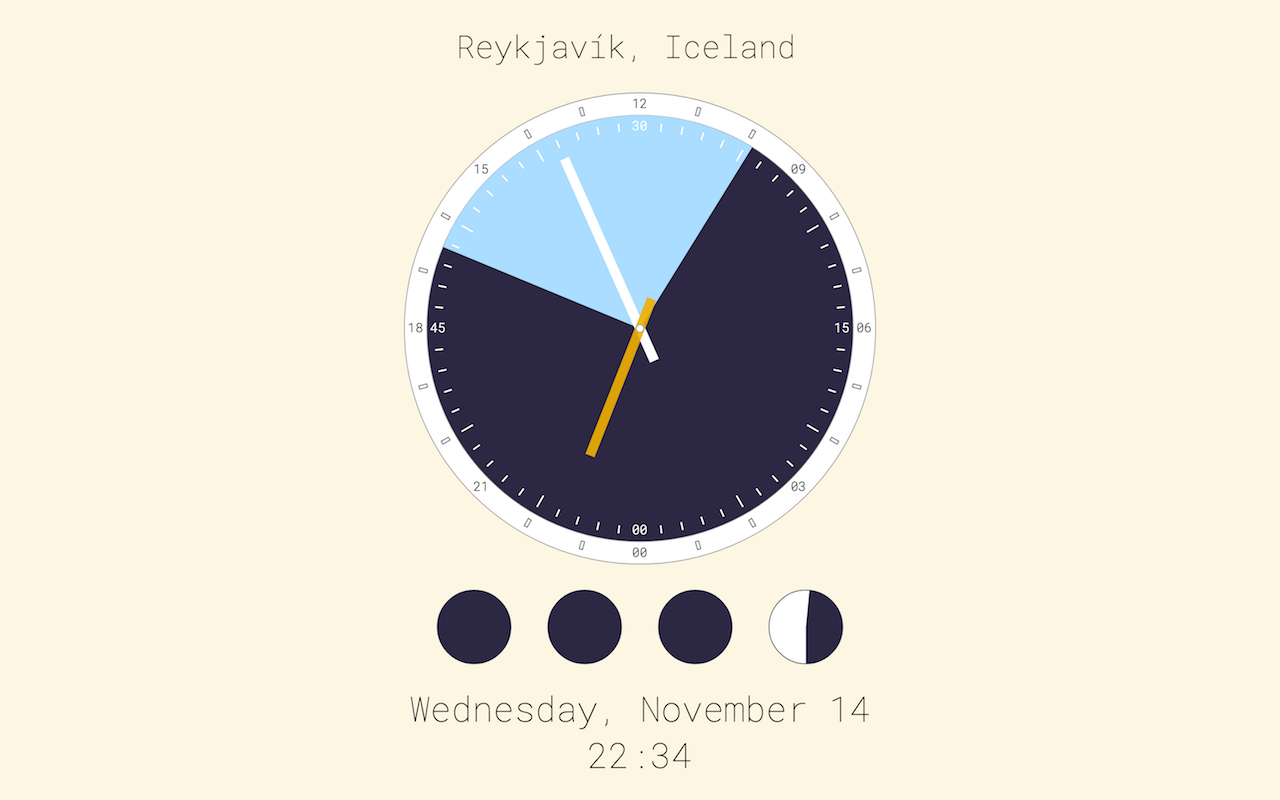 Earth Clock截图3