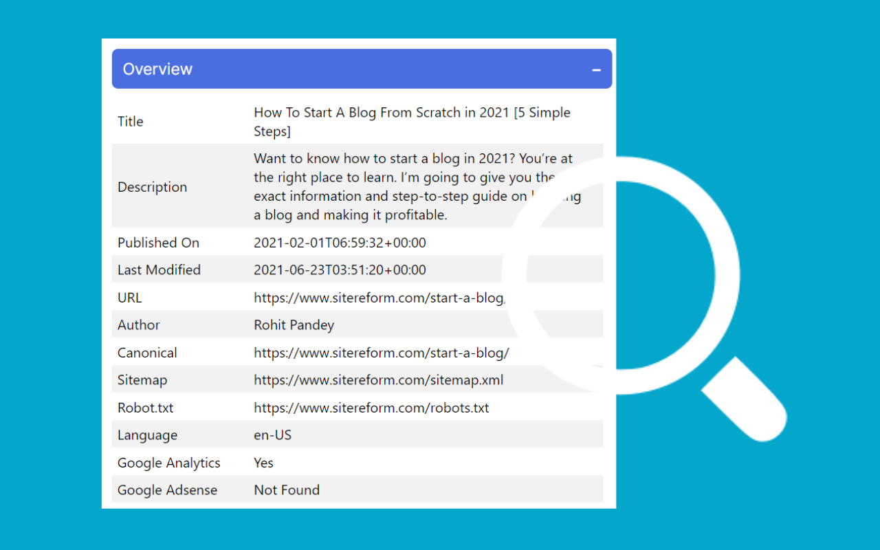 Webpage Analyzer - SEO Tool截图3