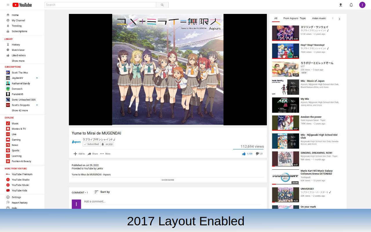 CustomTube - Restore the Old YouTube Layout截图3