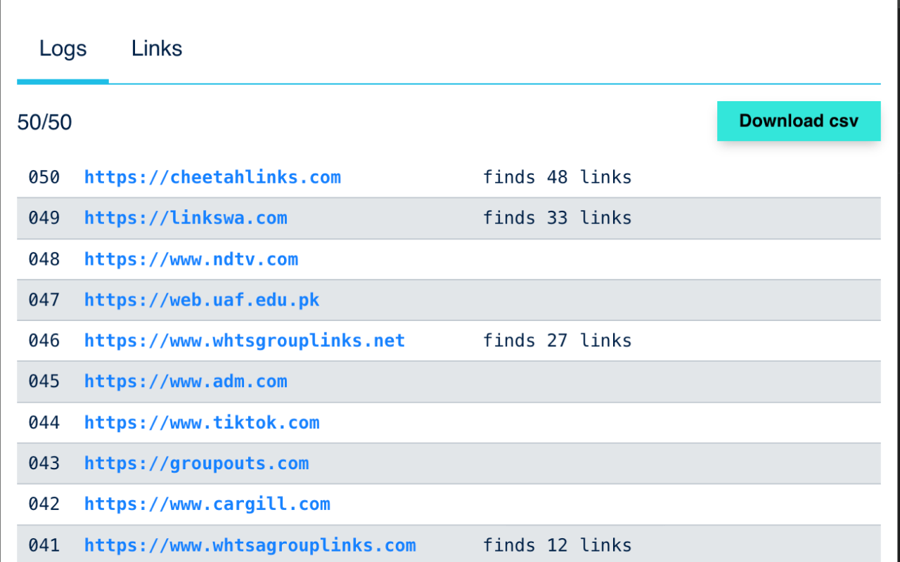 Grab WhatsApp groups links截图2