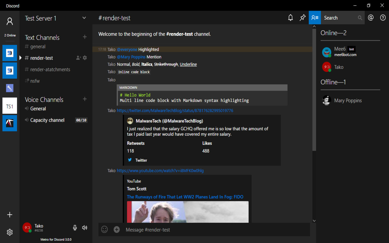 Metro for Discord by Tako#6238截图1