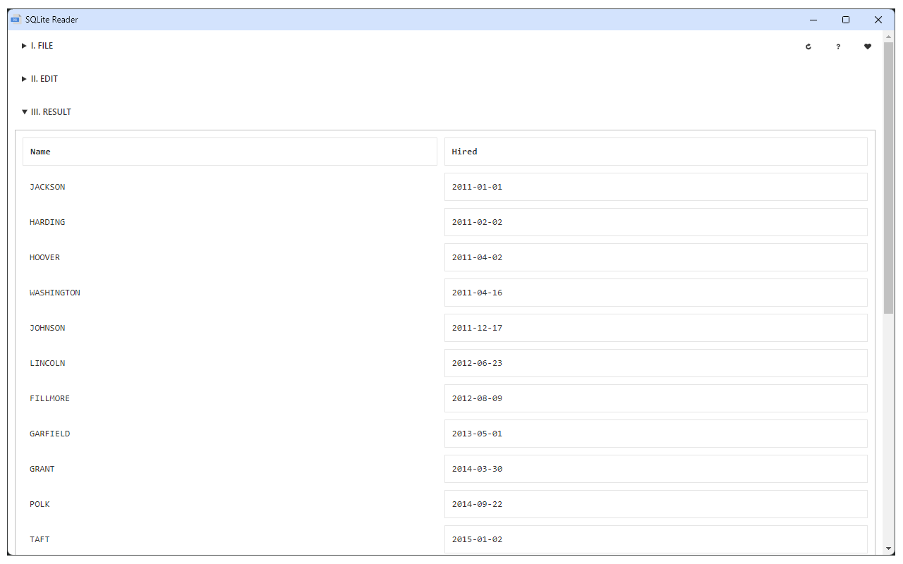 SQLite Reader截图5