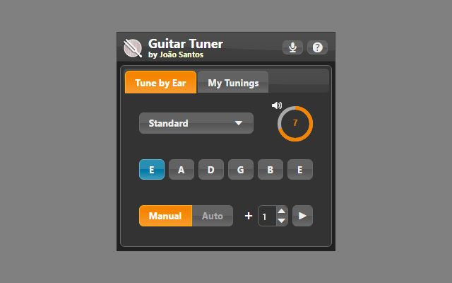 Guitar Tuner - Tune by Ear截图1