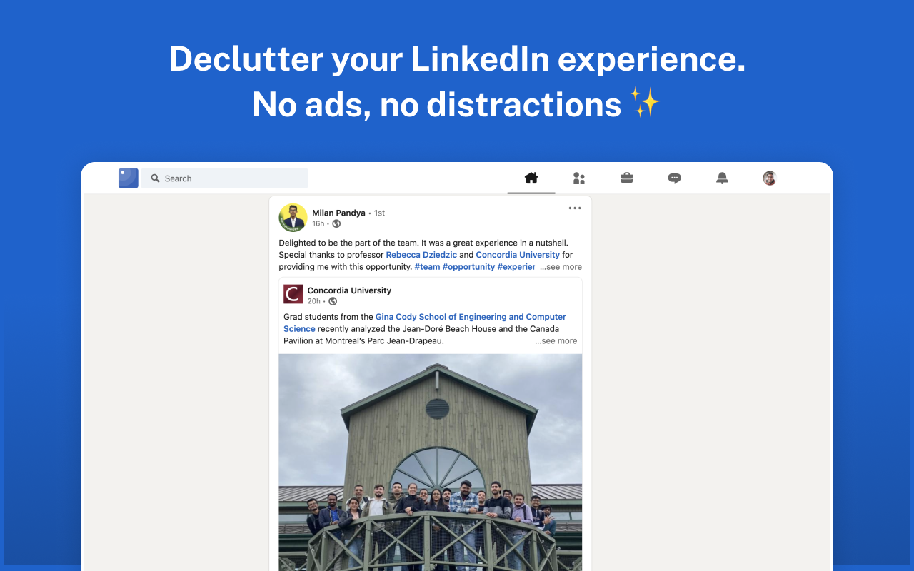 Minimal Theme for LinkedIn截图3