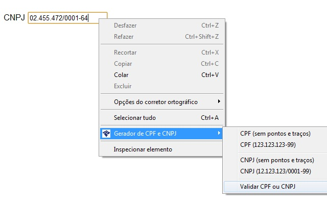 Gerador de CPF e CNPJ截图1