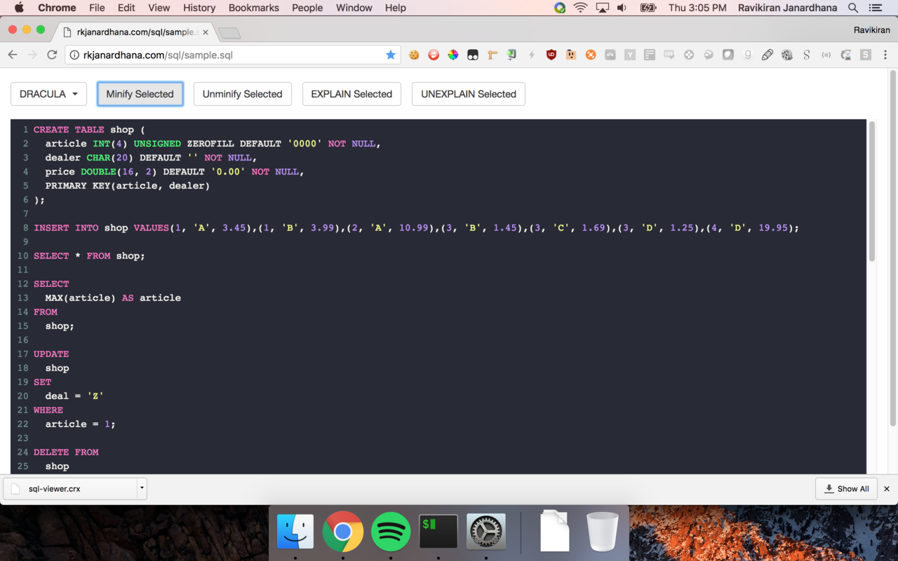 SQL Viewer截图2