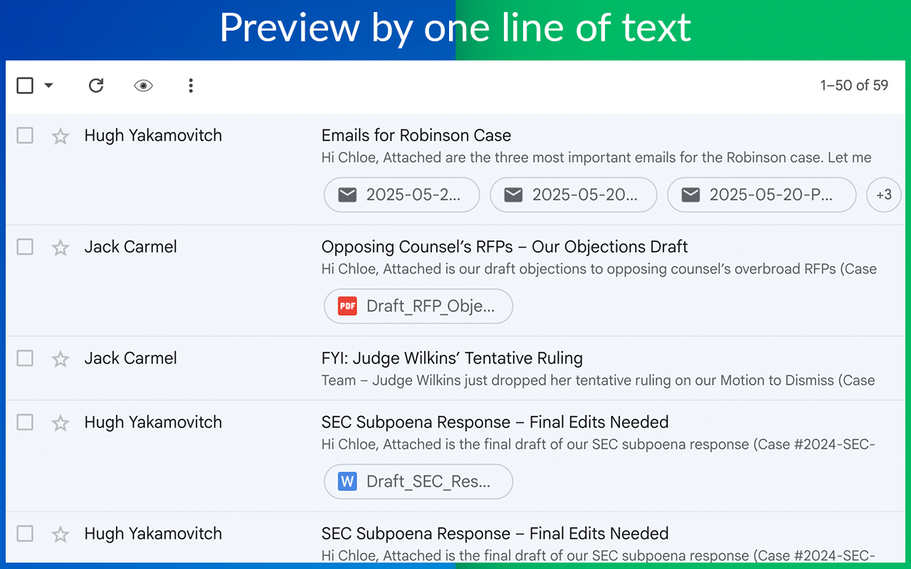 Gmail Message Preview by cloudHQ截图5
