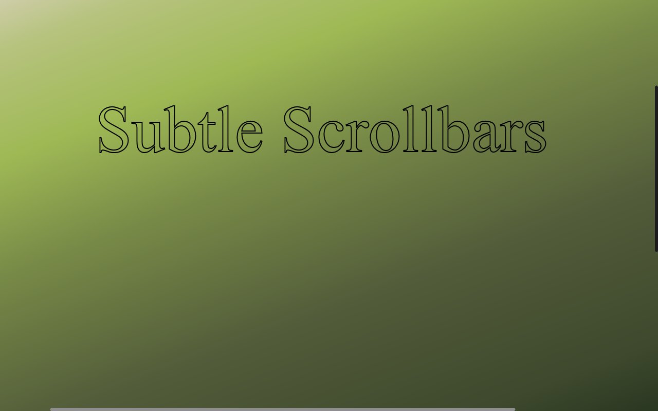 Subtle Scrollbars截图2