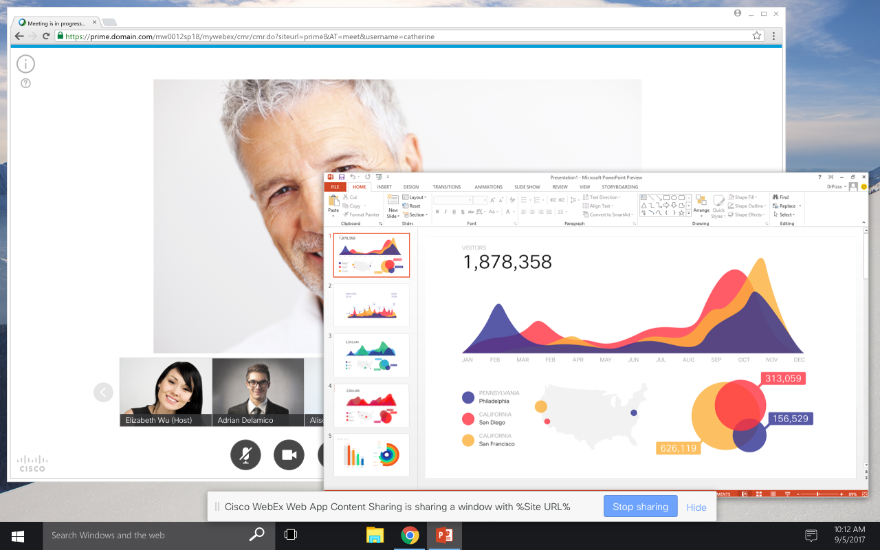 Cisco Webex 内容共享截图4