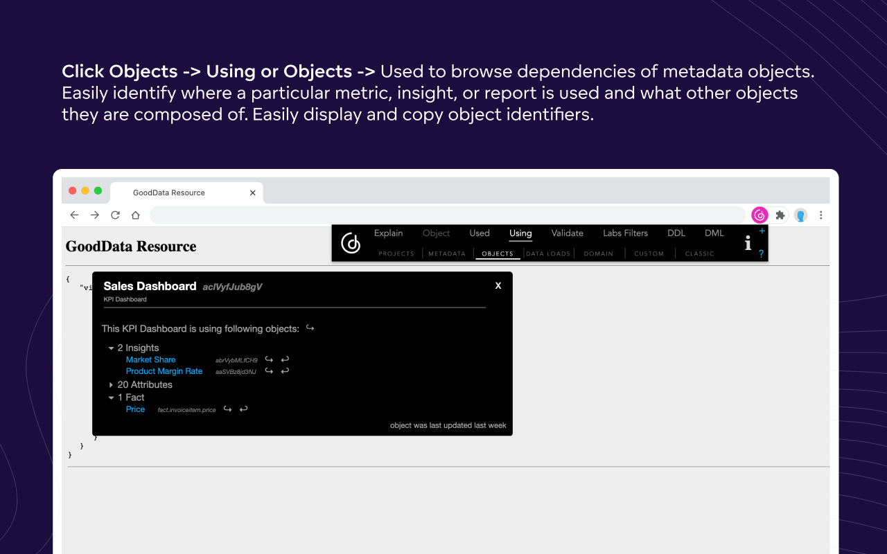 GoodData Extension Tool截图1