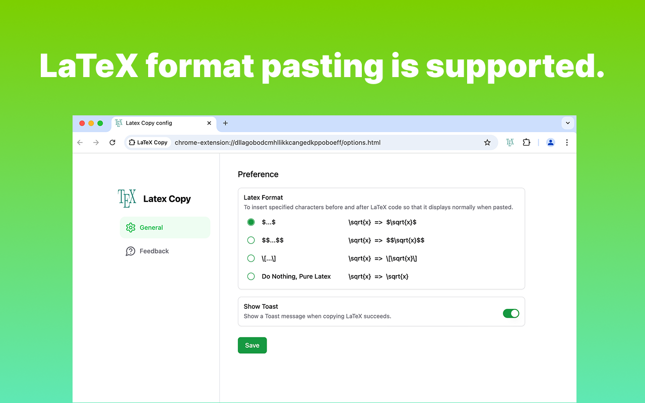 LaTeX Copy截图2