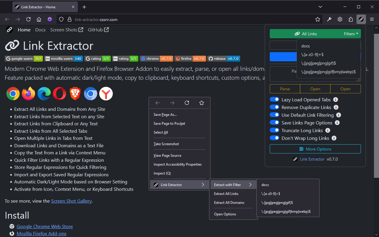 Link Extractor截图2