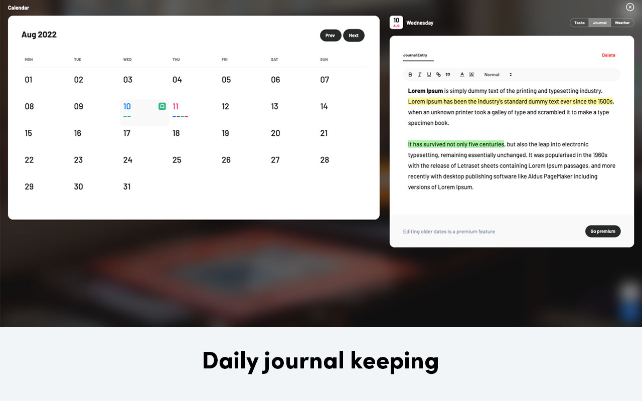 Spaceboard - New tab dashboard截图1