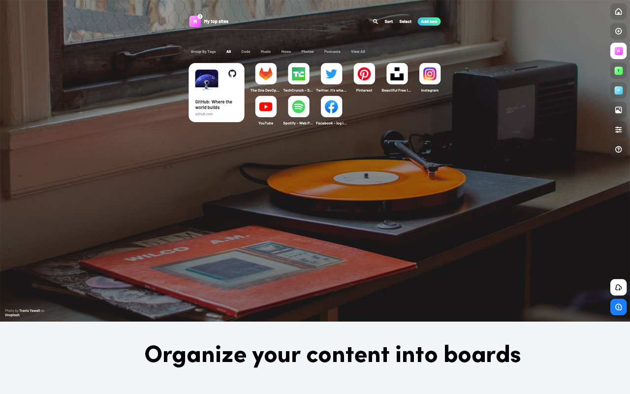 Spaceboard - New tab dashboard截图4