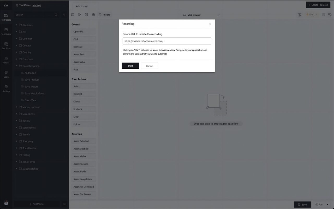 Zoho QEngine Recorder截图2