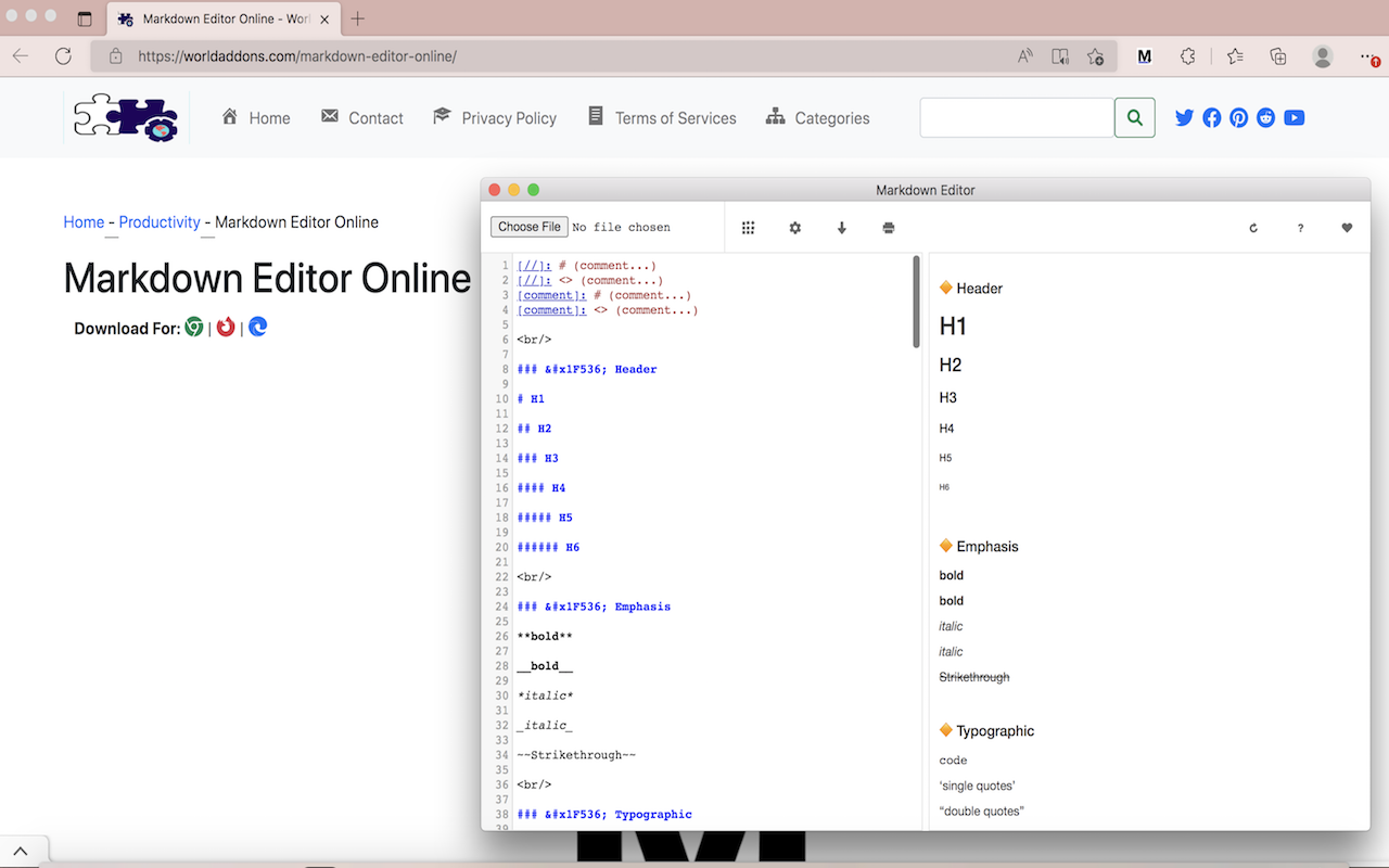 Markdown Editor Online截图1