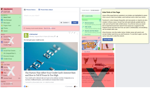 Social Fixer for Facebook截图4