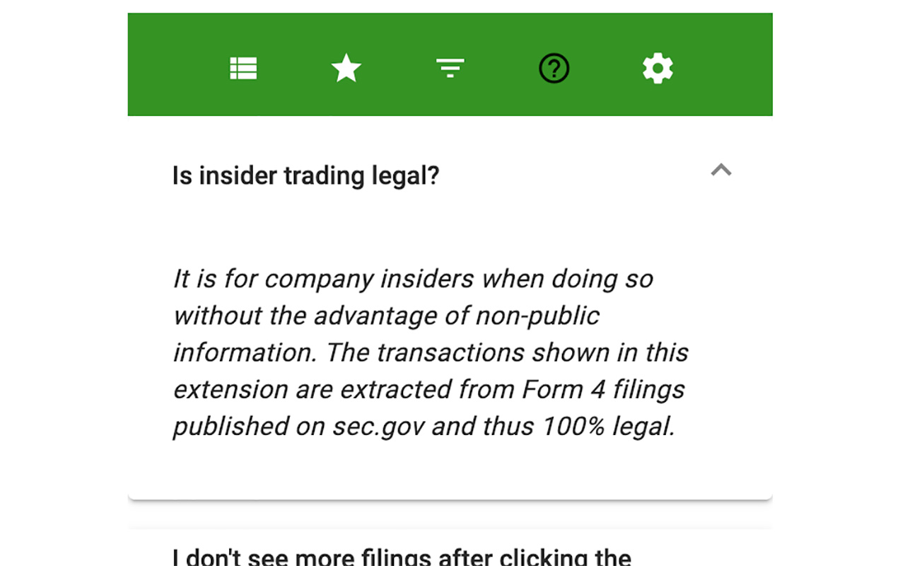 Insider Trading Alerts截图1