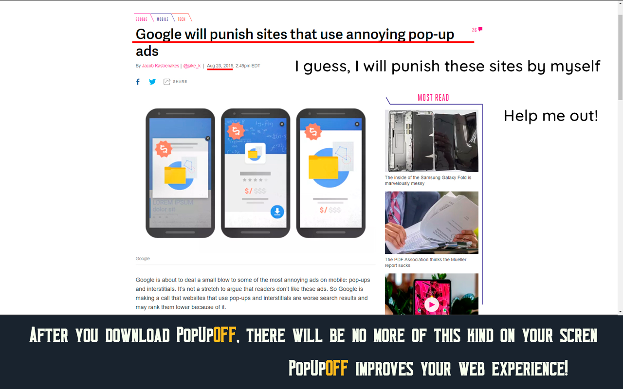 PopUpOFF - Popup and overlay blocker截图2